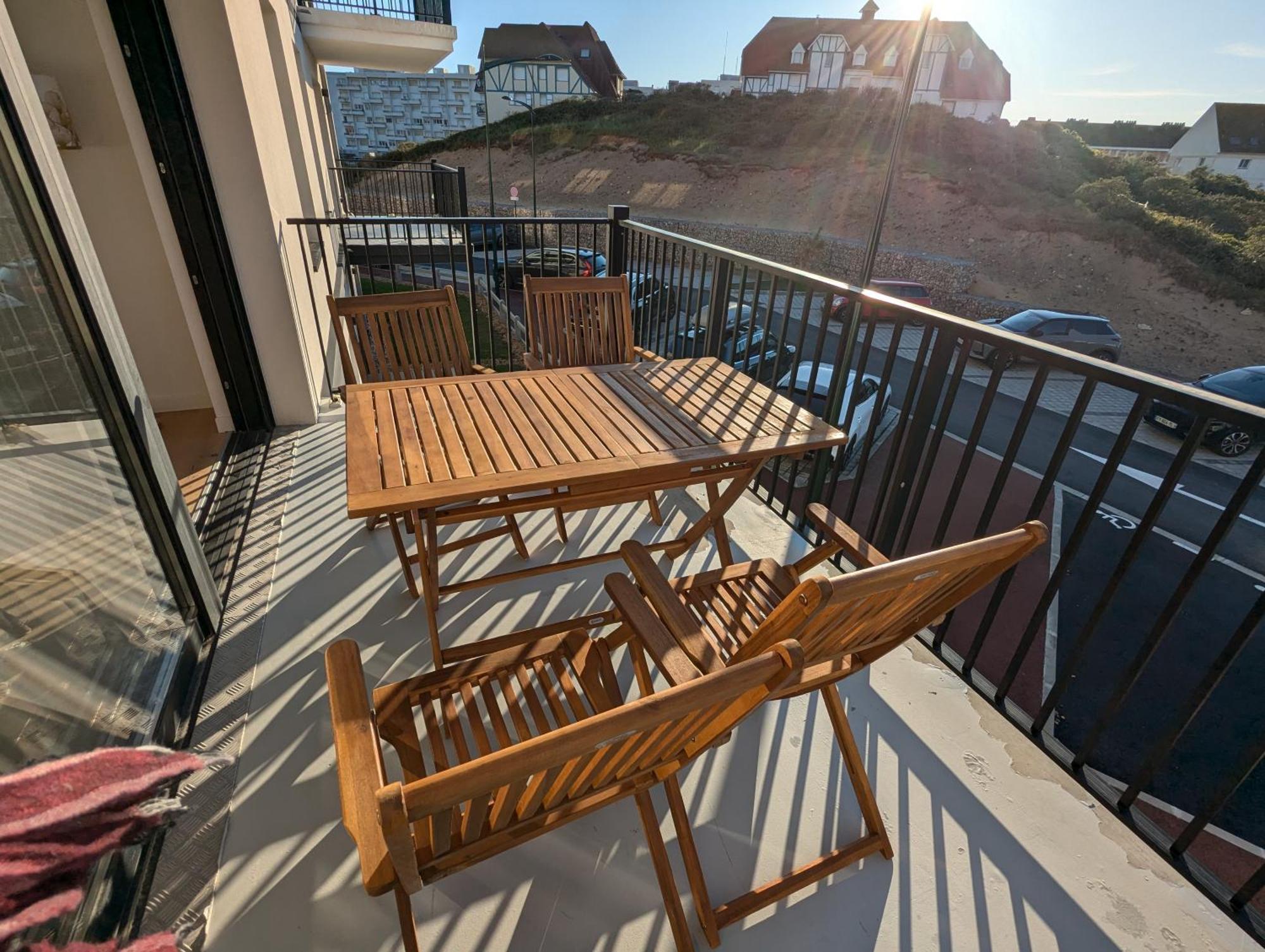 Evasion Plage - Appartement Lumineux Plein Centre Et 150M Plage Neufchâtel-Hardelot Esterno foto